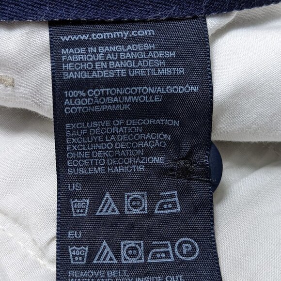 TOMMY HILFIGER Classic Fit Cotton Twill Cargo Shorts Khaki Size 38 - Picture 14 of 15